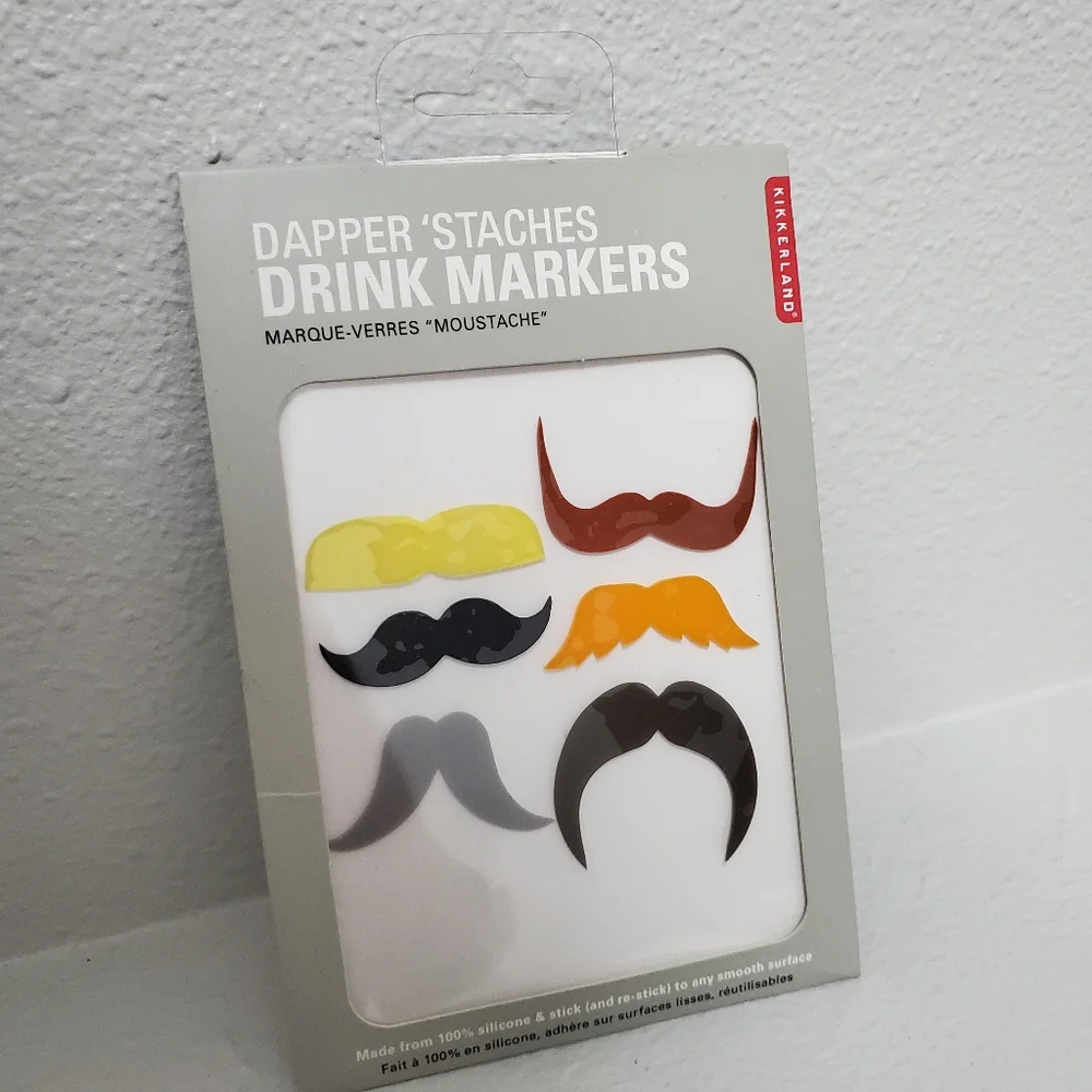 Drink Markers- Moustaches